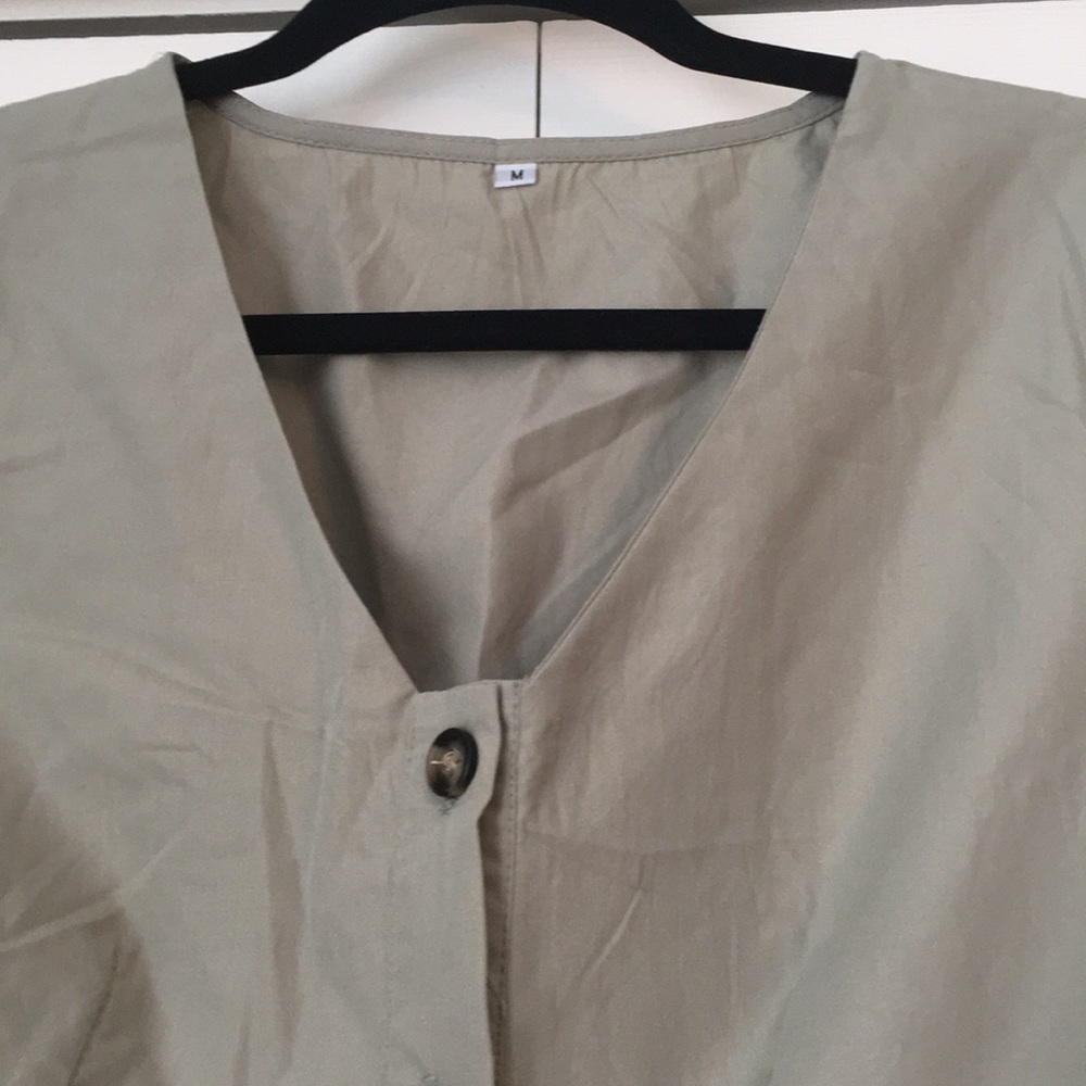 Button Front Dress - Picture 3 of 3